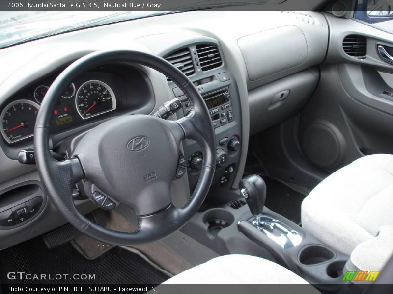 Nautical Blue / Gray 2006 Hyundai Santa Fe GLS 3.5