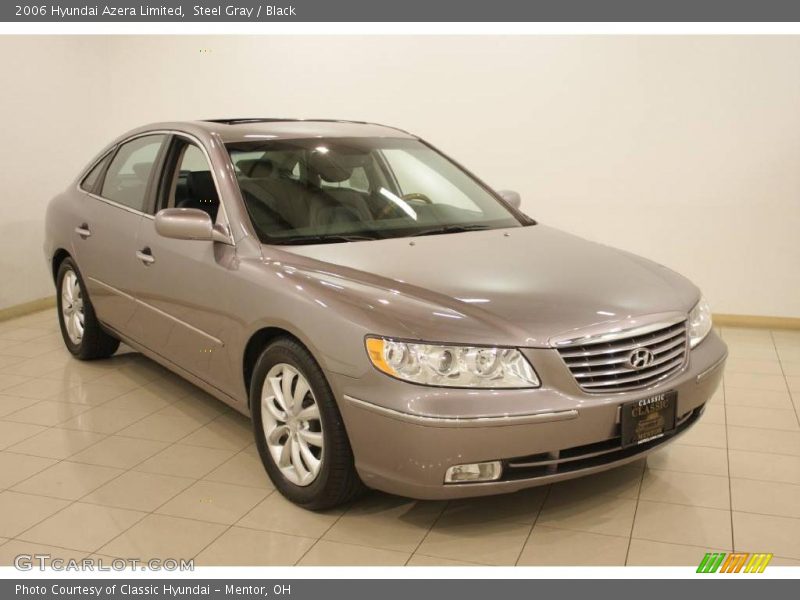 Steel Gray / Black 2006 Hyundai Azera Limited