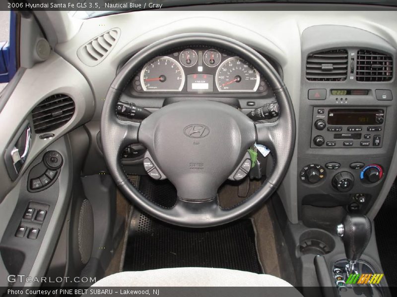 Nautical Blue / Gray 2006 Hyundai Santa Fe GLS 3.5