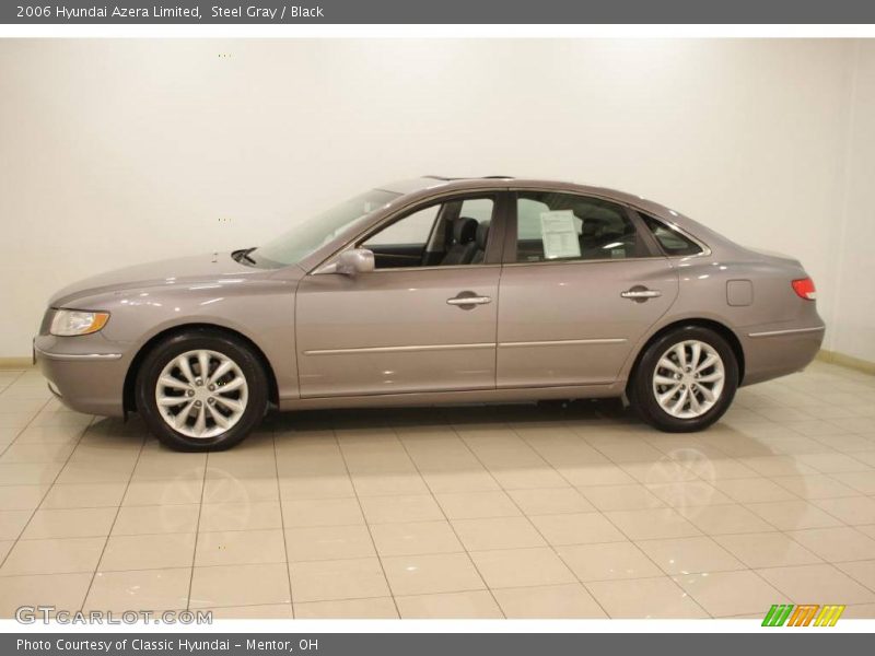 Steel Gray / Black 2006 Hyundai Azera Limited