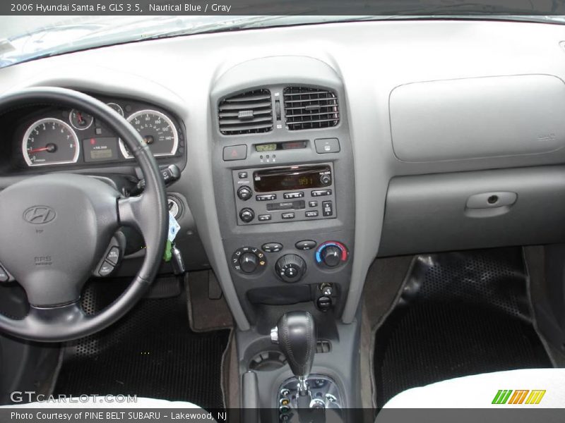 Nautical Blue / Gray 2006 Hyundai Santa Fe GLS 3.5