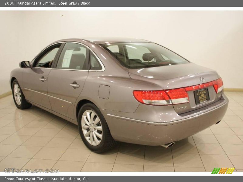Steel Gray / Black 2006 Hyundai Azera Limited