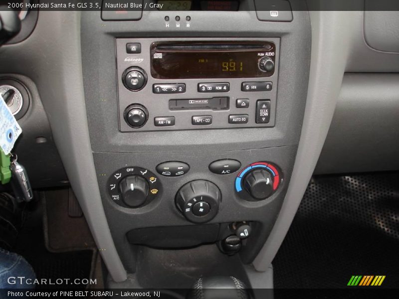 Nautical Blue / Gray 2006 Hyundai Santa Fe GLS 3.5