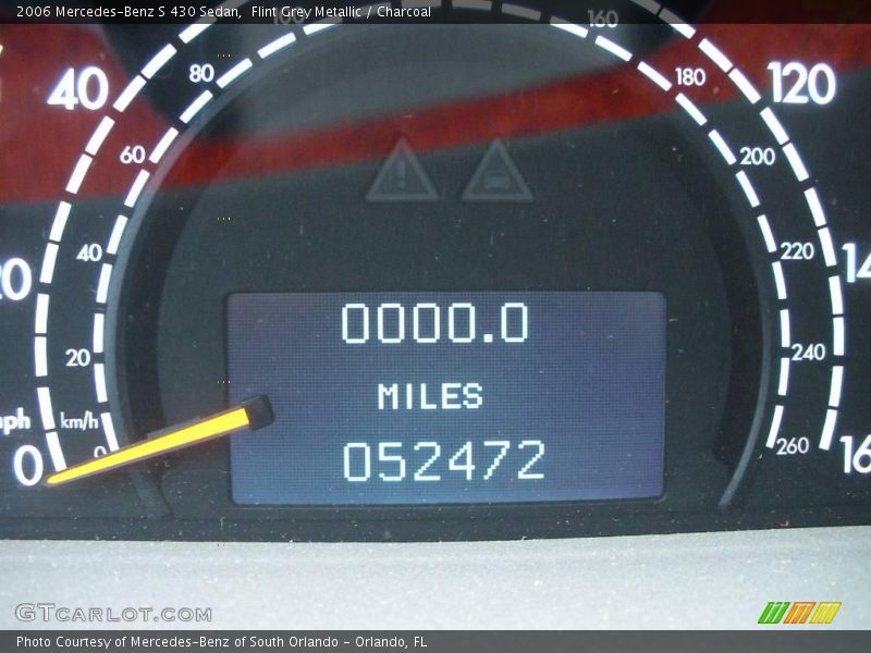 Flint Grey Metallic / Charcoal 2006 Mercedes-Benz S 430 Sedan