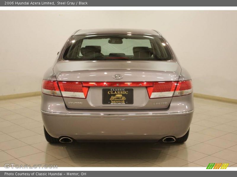 Steel Gray / Black 2006 Hyundai Azera Limited