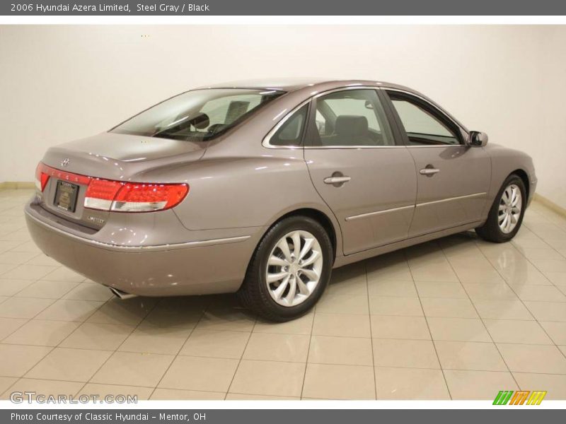 Steel Gray / Black 2006 Hyundai Azera Limited