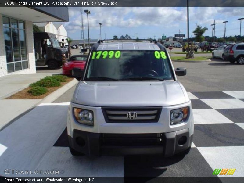 Alabaster Silver Metallic / Gray/Black 2008 Honda Element EX
