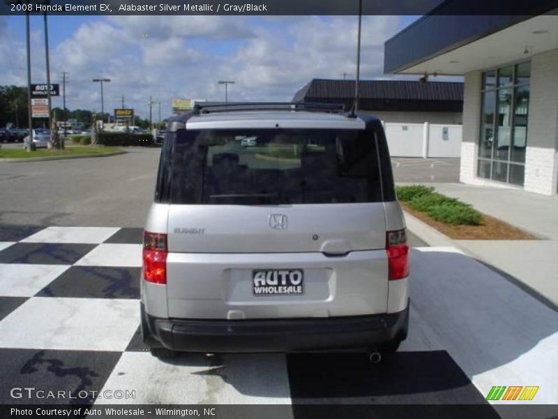 Alabaster Silver Metallic / Gray/Black 2008 Honda Element EX