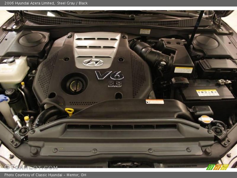 Steel Gray / Black 2006 Hyundai Azera Limited