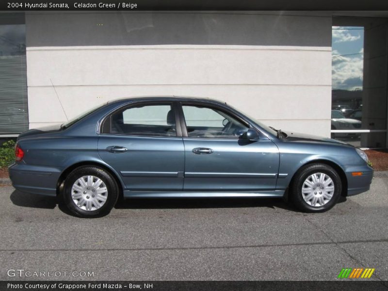 Celadon Green / Beige 2004 Hyundai Sonata