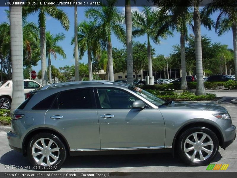 Diamond Graphite Metallic / Wheat 2008 Infiniti FX 35