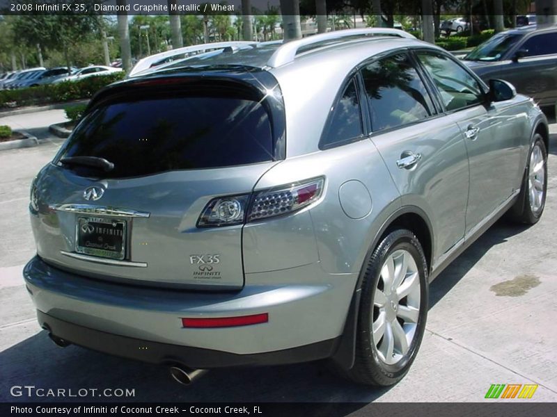 Diamond Graphite Metallic / Wheat 2008 Infiniti FX 35