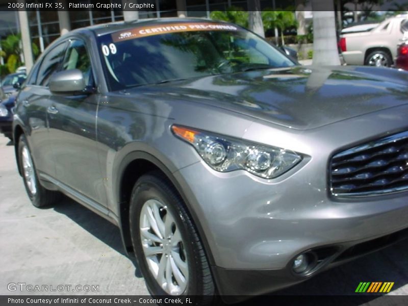 Platinum Graphite / Graphite 2009 Infiniti FX 35