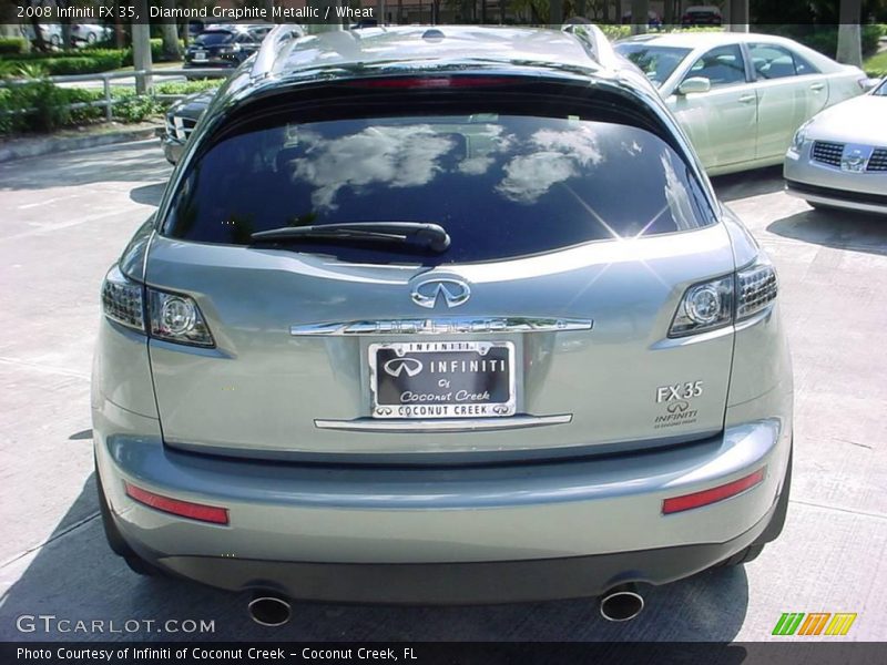 Diamond Graphite Metallic / Wheat 2008 Infiniti FX 35