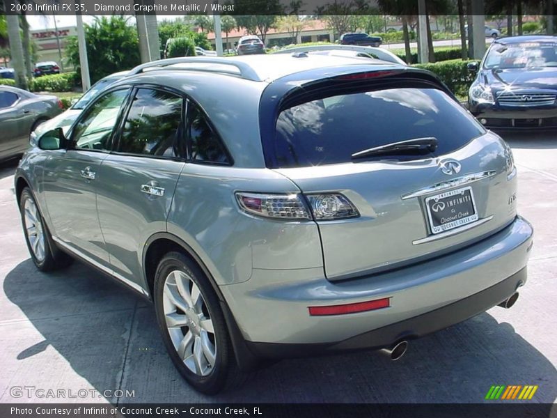 Diamond Graphite Metallic / Wheat 2008 Infiniti FX 35