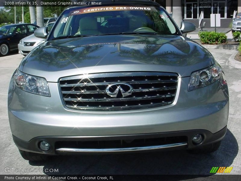 Diamond Graphite Metallic / Wheat 2008 Infiniti FX 35