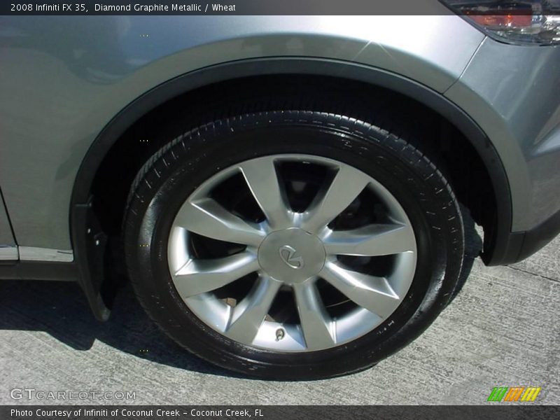 Diamond Graphite Metallic / Wheat 2008 Infiniti FX 35