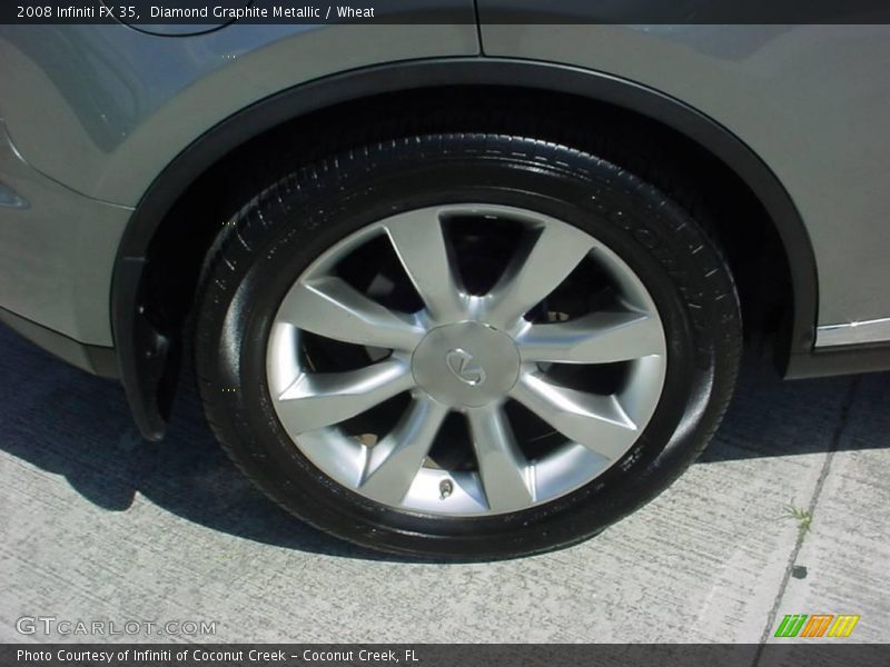 Diamond Graphite Metallic / Wheat 2008 Infiniti FX 35