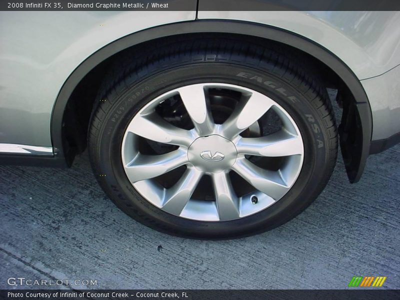 Diamond Graphite Metallic / Wheat 2008 Infiniti FX 35
