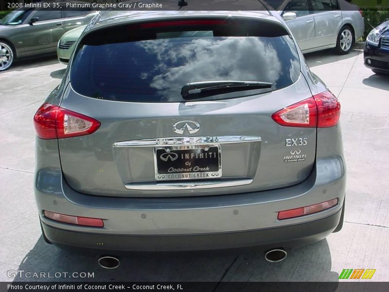 Platinum Graphite Gray / Graphite 2008 Infiniti EX 35