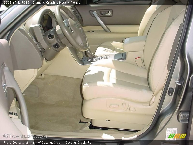 Diamond Graphite Metallic / Wheat 2008 Infiniti FX 35