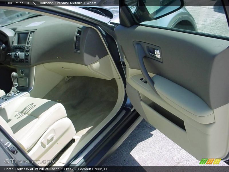 Diamond Graphite Metallic / Wheat 2008 Infiniti FX 35