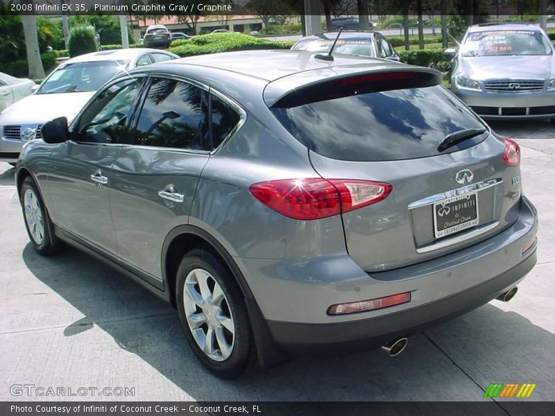 Platinum Graphite Gray / Graphite 2008 Infiniti EX 35