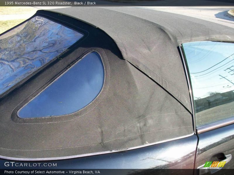 Black / Black 1995 Mercedes-Benz SL 320 Roadster