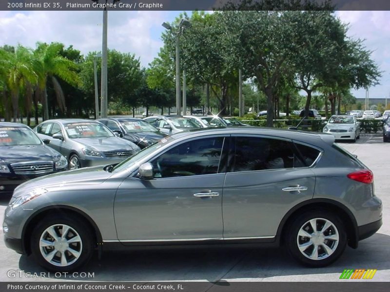 Platinum Graphite Gray / Graphite 2008 Infiniti EX 35