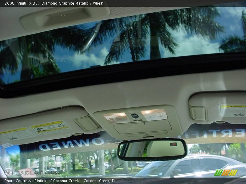 Diamond Graphite Metallic / Wheat 2008 Infiniti FX 35