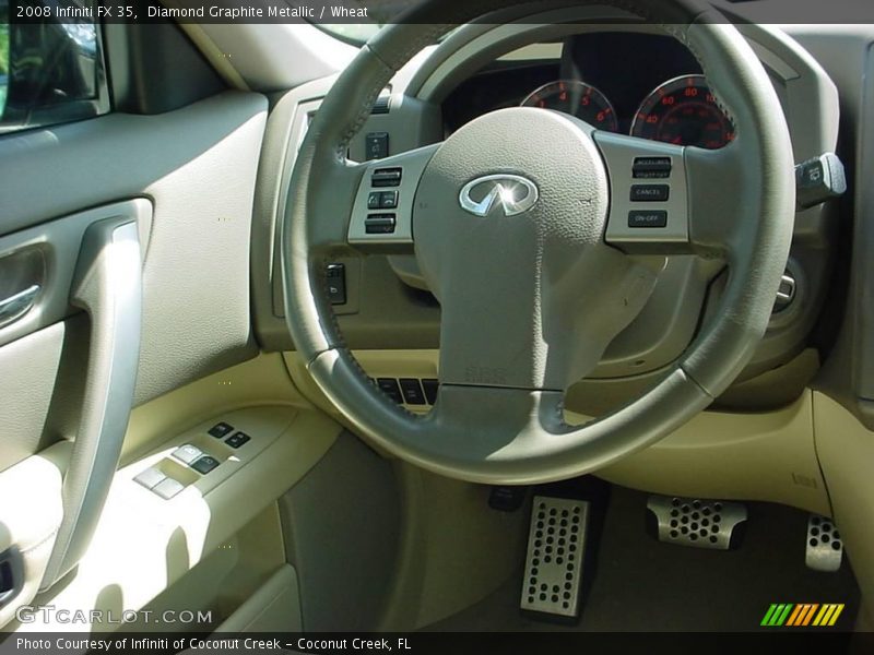 Diamond Graphite Metallic / Wheat 2008 Infiniti FX 35