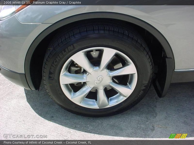 Platinum Graphite Gray / Graphite 2008 Infiniti EX 35