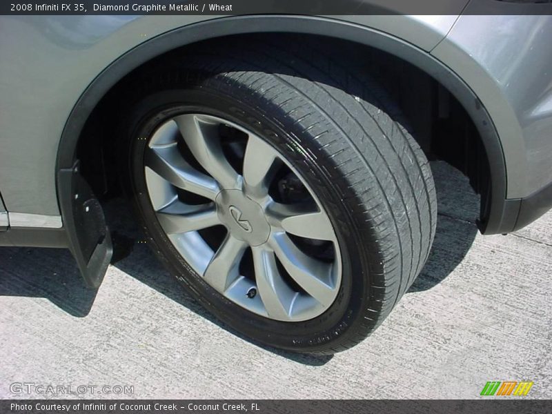 Diamond Graphite Metallic / Wheat 2008 Infiniti FX 35