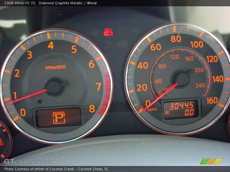 Diamond Graphite Metallic / Wheat 2008 Infiniti FX 35