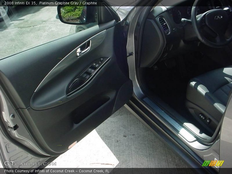 Platinum Graphite Gray / Graphite 2008 Infiniti EX 35