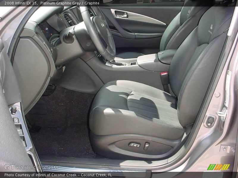 Platinum Graphite Gray / Graphite 2008 Infiniti EX 35