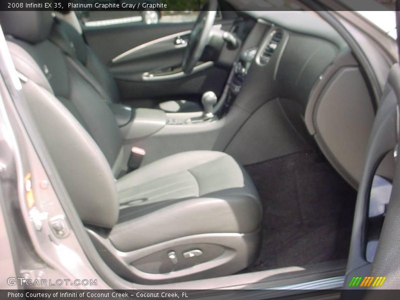 Platinum Graphite Gray / Graphite 2008 Infiniti EX 35