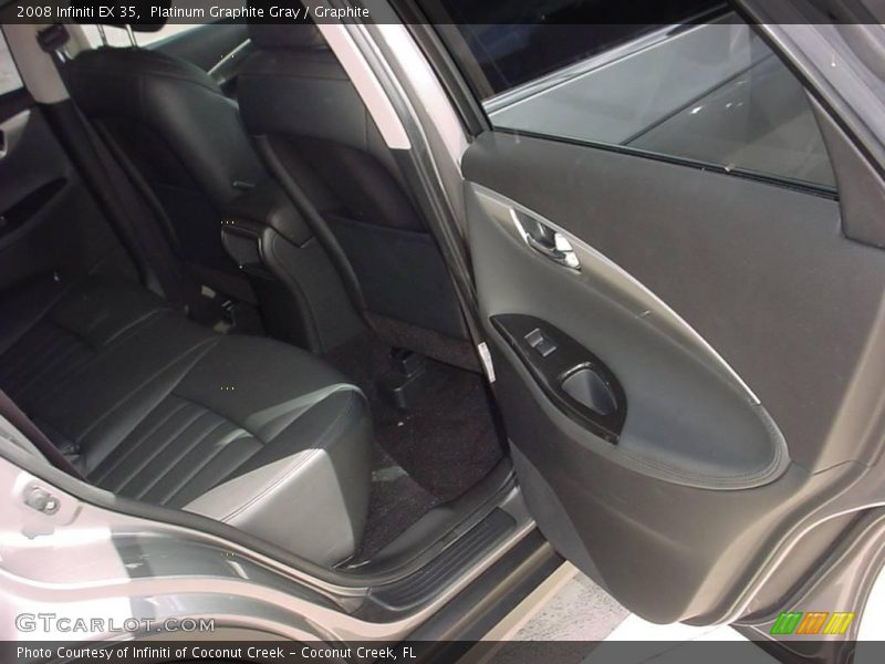 Platinum Graphite Gray / Graphite 2008 Infiniti EX 35
