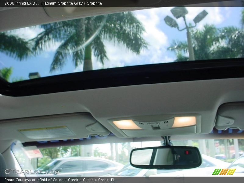 Platinum Graphite Gray / Graphite 2008 Infiniti EX 35