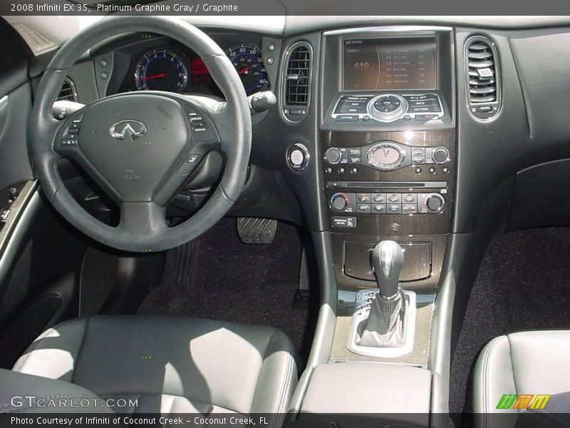 Platinum Graphite Gray / Graphite 2008 Infiniti EX 35