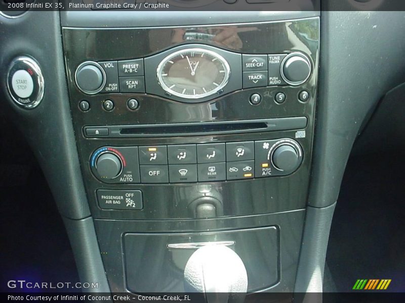 Platinum Graphite Gray / Graphite 2008 Infiniti EX 35