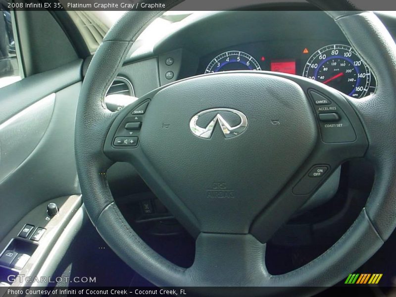 Platinum Graphite Gray / Graphite 2008 Infiniti EX 35