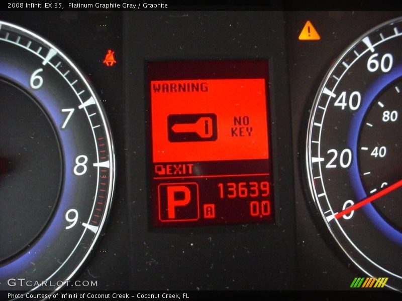 Platinum Graphite Gray / Graphite 2008 Infiniti EX 35