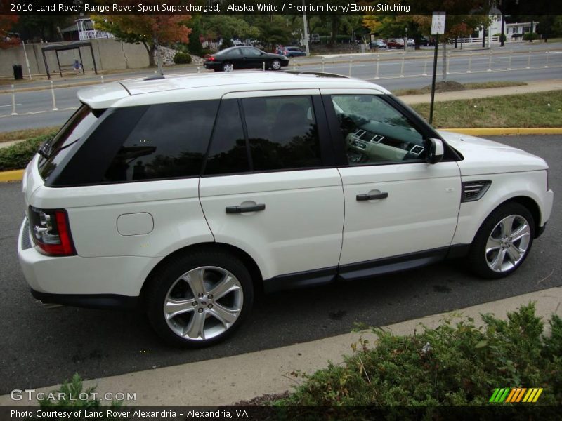 Alaska White / Premium Ivory/Ebony Stitching 2010 Land Rover Range Rover Sport Supercharged