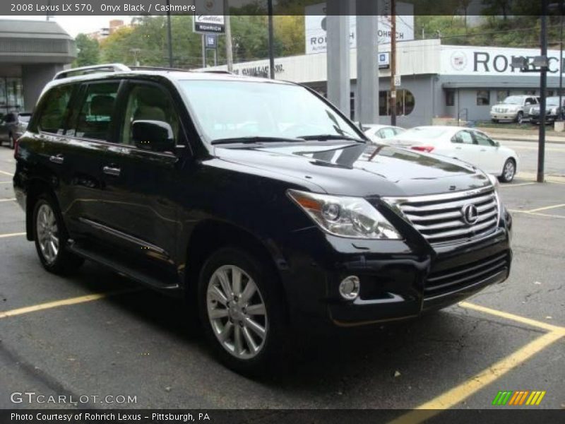 Onyx Black / Cashmere 2008 Lexus LX 570