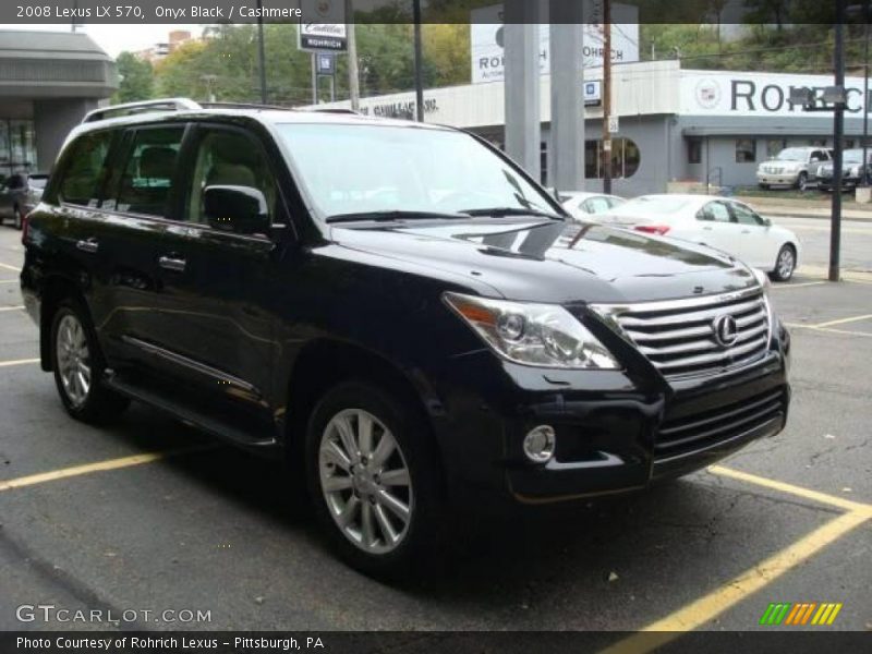 Onyx Black / Cashmere 2008 Lexus LX 570