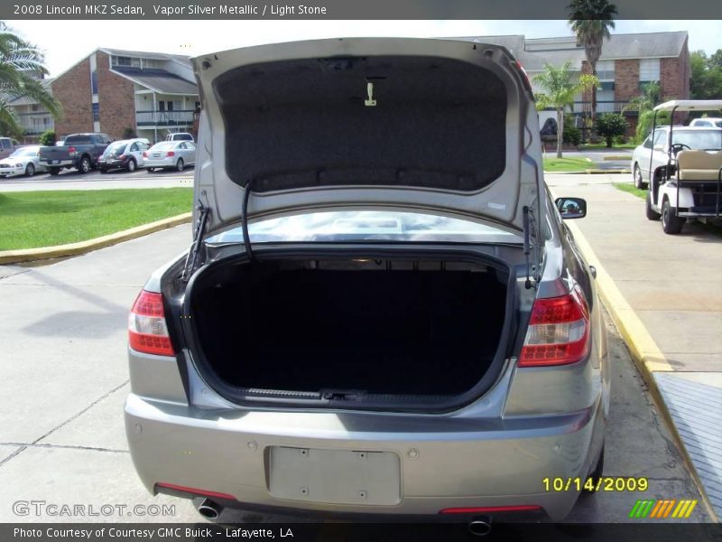 Vapor Silver Metallic / Light Stone 2008 Lincoln MKZ Sedan