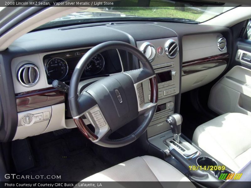 Vapor Silver Metallic / Light Stone 2008 Lincoln MKZ Sedan