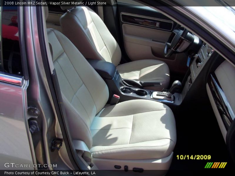 Vapor Silver Metallic / Light Stone 2008 Lincoln MKZ Sedan