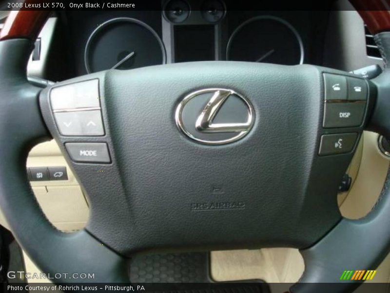 Onyx Black / Cashmere 2008 Lexus LX 570